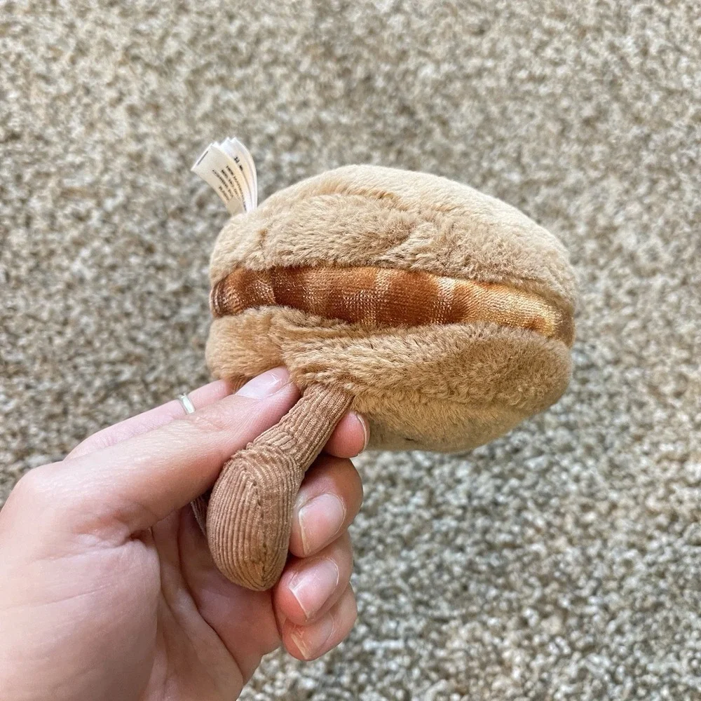 Jellycat Amuseables Mona Macaron Chocolate Food Small Brown